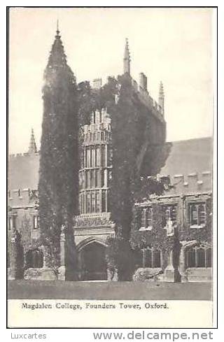 MAGDALEN COLLEGE .FOUNDERS TOWER. OXFORD. - Oxford