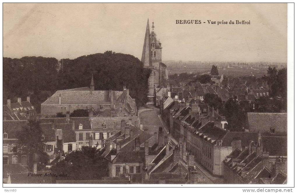 59 BERGUES Vue Prise Du Beffroi - Bergues