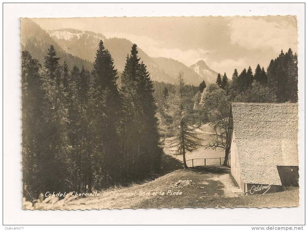 Saint-Pierre-de-chartreuse (38) : Le Col De La Charmette En 1956. - Beaurepaire