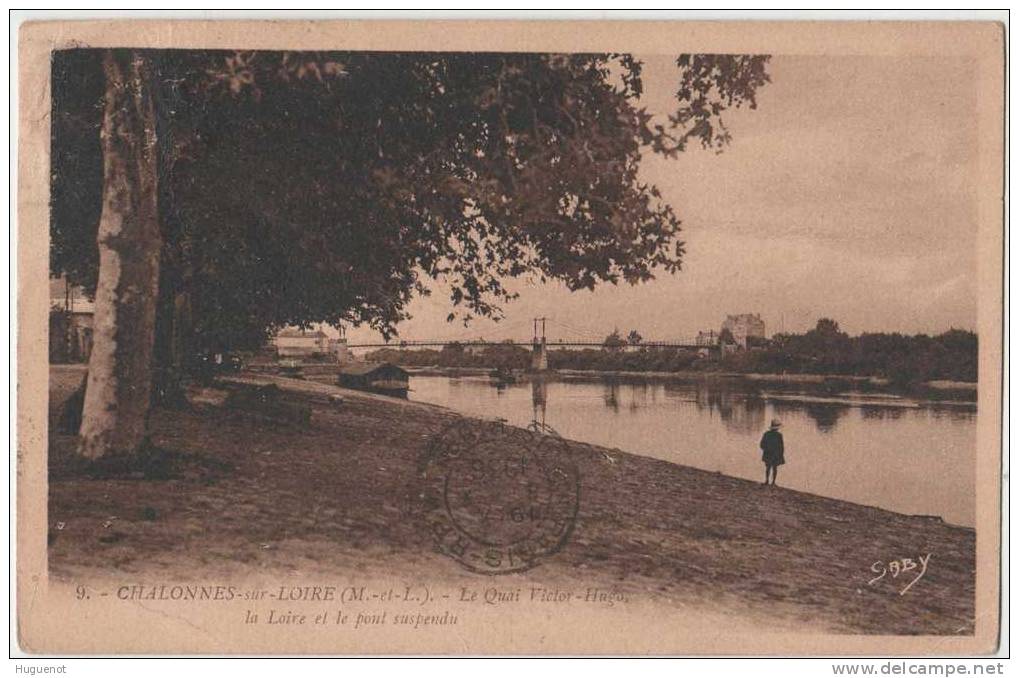 D - CARTE POSTALE - 49 - CHALONNES SUR LOIRE - LE QUAI VICTOR HUGO - - Chalonnes Sur Loire