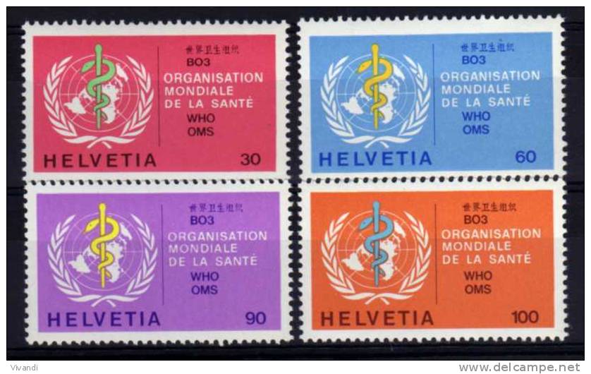 Switzerland/World Health Organisation - 1975 - World Health - MNH - Service