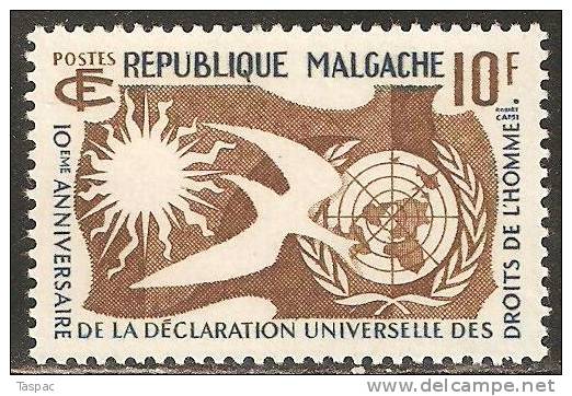 Madagascar 1958 Mi# 439 ** MNH - Universal Declaration Of Human Rights, 10th Anniversary - Unused Stamps