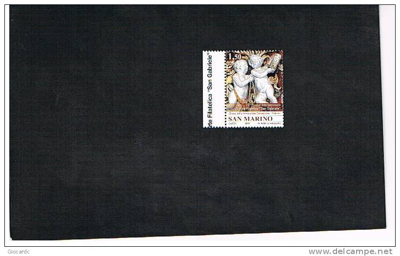 SAN MARINO - UNIF. 2141. -    2007  25^ EDIZIONE PREMIO INTERNAZ. DI FILATELIA RELIGIOSA    -  NUOVI ** - Unused Stamps