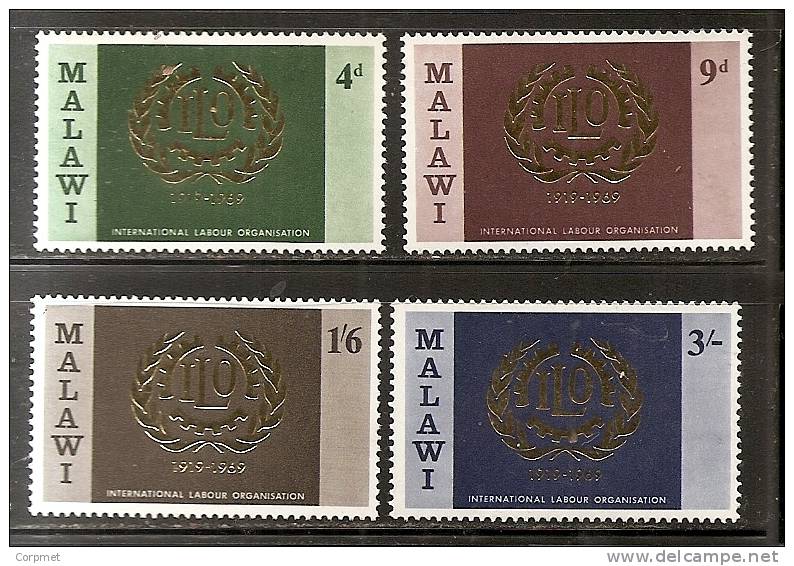 ILO - ORGANISATION INTERNATIONALE Du TRAVAIL - 1969 MALAWI Yvert # 106/109 - MINT (NH) - IAO