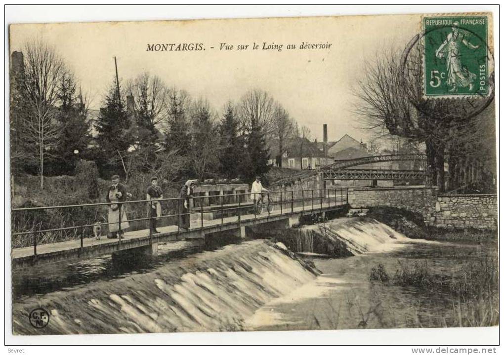 MONTARGIS  - Vue Sur Le Loing Au Déversoir. - Montargis