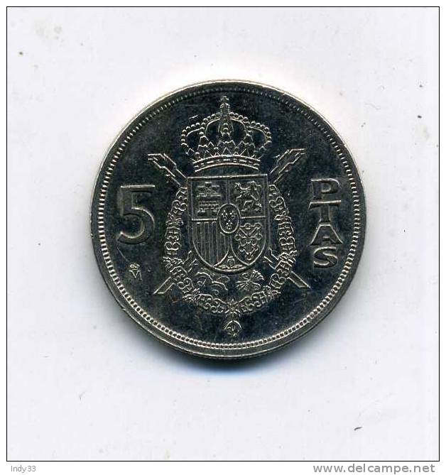 - MONNAIE ESPAGNE 1949... . 5 P. 1984 - 5 Pesetas