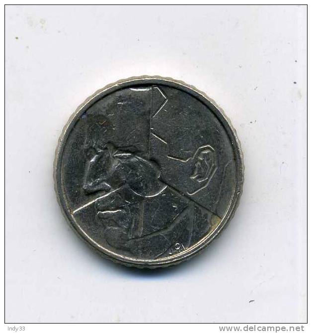 - MONNAIE BELGIQUE 1951/93 . 50 F. 1990 - 50 Francs