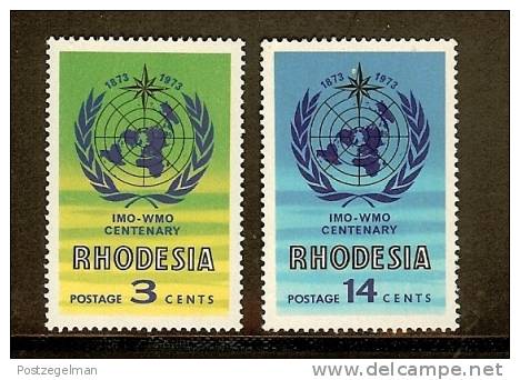 RHODESIA 1973 MNH Stamp(s) IMO-WMO 132-134 #282 2 Values Only, Thus Not Complete - Rhodesia (1964-1980)