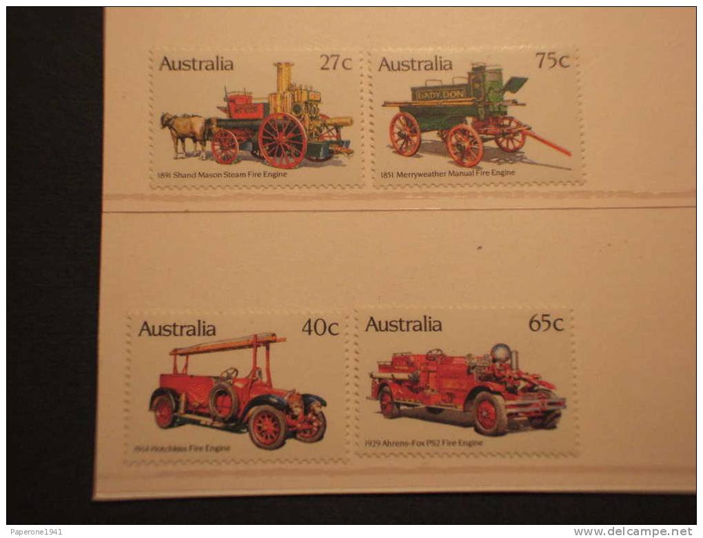 AUSTRALIA-1983 AUTO/VEICOLI ANTICHI 4v. - NUOVI(++)-TEMATICHE. - Neufs