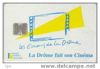 # Cinecarte CC12 - Les Ecrans De La Drome - Verso Avec Logo Sc7  - Tres Bon Etat - - Entradas De Cine