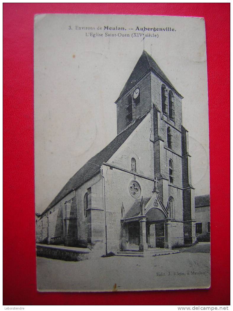 CPA-78-YVELINES-AUBERGENVILLE -L'EGLISE SAINT-OUEN-ENVIRONS DE MEULAN - Aubergenville