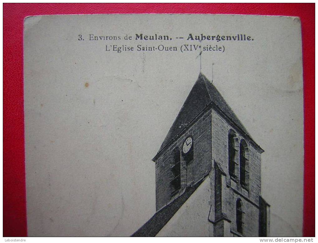 CPA-78-YVELINES-AUBERGENVILLE -L'EGLISE SAINT-OUEN-ENVIRONS DE MEULAN - Aubergenville