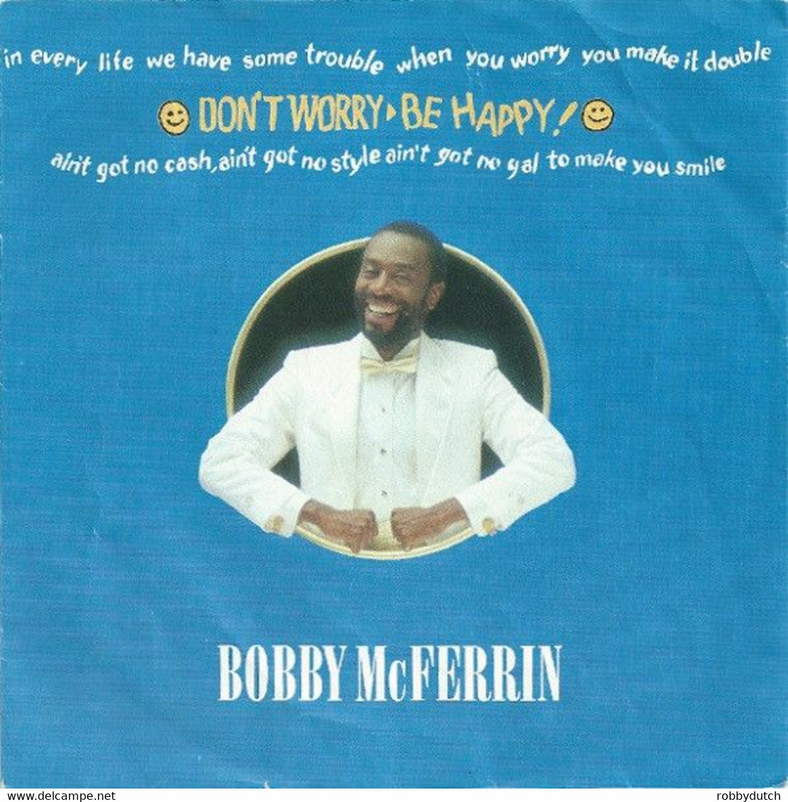 * 7" *  BOBBY McFERRIN - DON'T WORRY, BE HAPPY - Disco, Pop