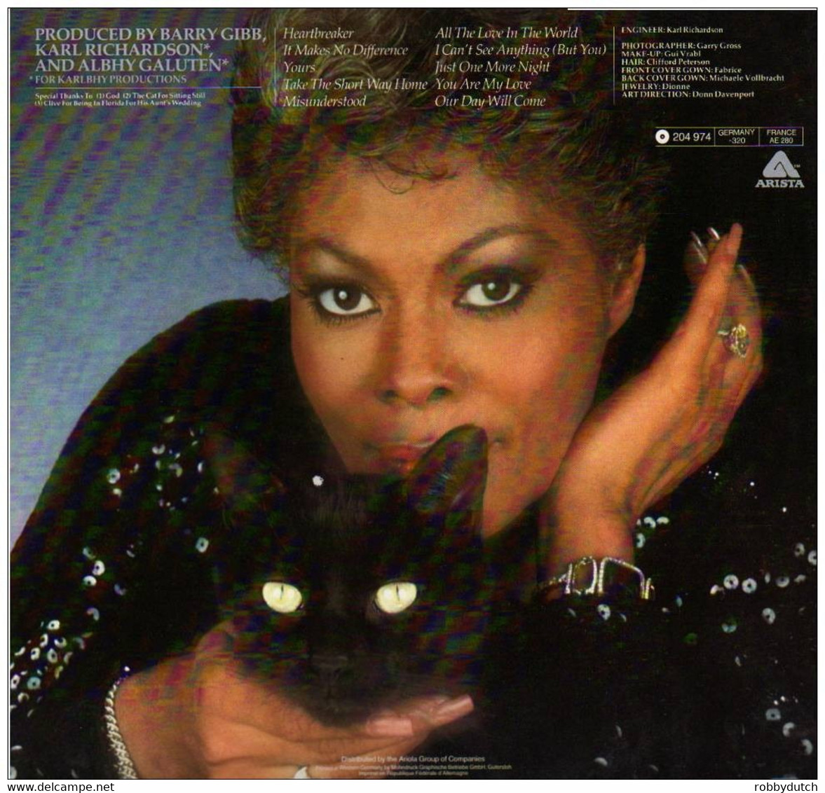 * LP *  DIONNE WARWICK - HEARTBREAKER (Germany 1982) - Soul - R&B