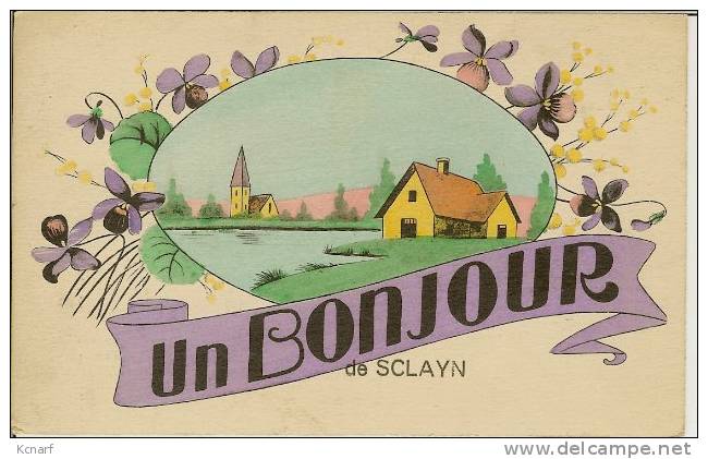 CP De SCLAYN " Un Bonjour De Sclayn " . - Andenne