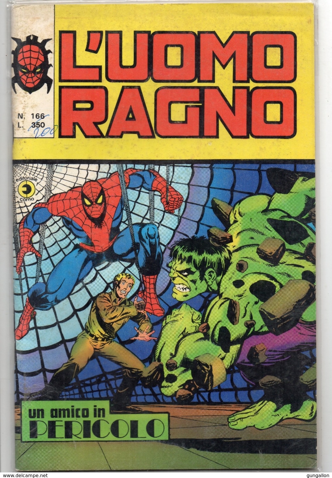 Uomo Ragno (Corno 1976)  N. 166 - Spider-Man