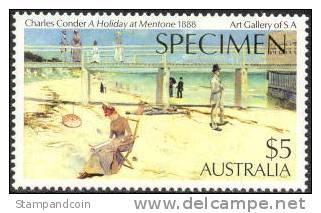 Australia #578 Mint Never Hinged $5 Specimen Of 1984 - Mint Stamps