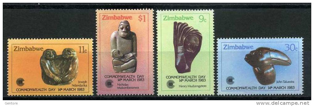 ZIMBABWE 1983 Commonwealth Cpl Set Of 4 Yvert Cat. N° 45/48 Absolutely Perfect MNH ** - Zimbabwe (1980-...)