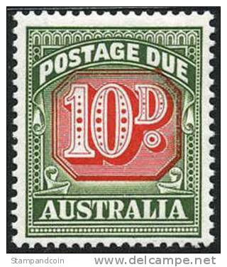 Australia J93 Mint Never Hinged 10p Postage Due From 1958 - Segnatasse