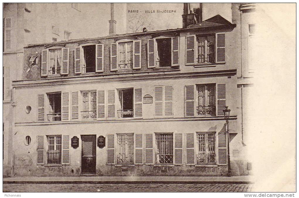 75 006 PARIS Rue Notre Dame Des Champs Villa Saint Joseph Pension De Famille - Arrondissement: 06