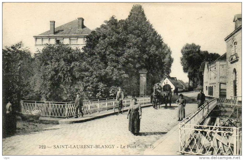 CPA - 62 - SAINT-LAURENT BLANGY - Le Pont - 269 - Saint Laurent Blangy