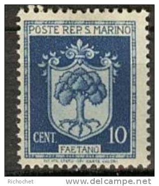 Saint-Marin N° 259 * - Unused Stamps