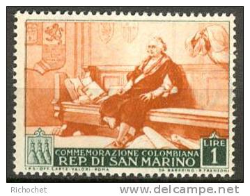 Saint-Marin N° 346 * - Unused Stamps