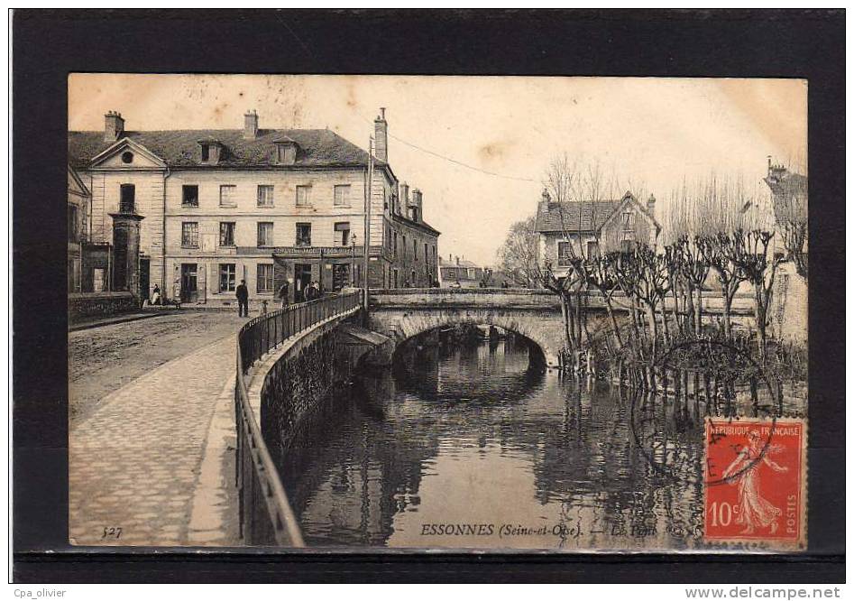 91 ESSONNES Pont, Ed ND 527, 1908 - Essonnes