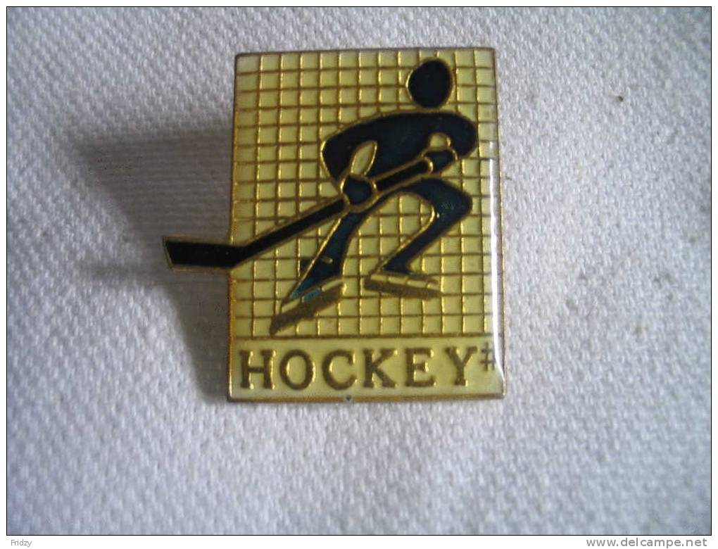 Pin's Hockey Sur Glace - Kunstschaatsen