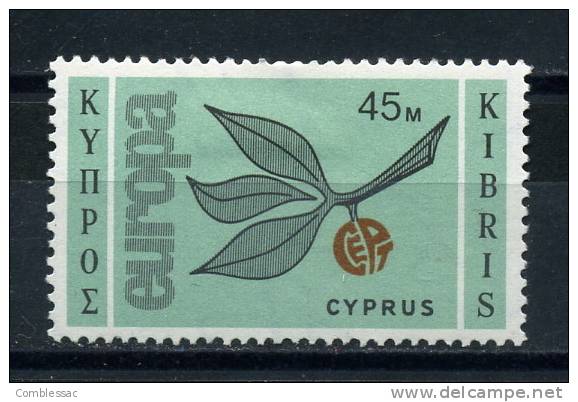 CYPRUS   1965    Europa   45m  Black  Orange  Brown  And  Emerald - Other & Unclassified