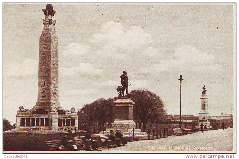 Z7064 England Devon The War Memorial Plymouth Not Used Perfect Shape - Plymouth