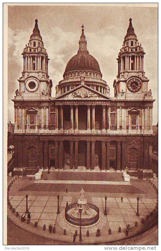 Z7065 England London St Paul Cathedral Not Used Perfect Shape - St. Paul's Cathedral
