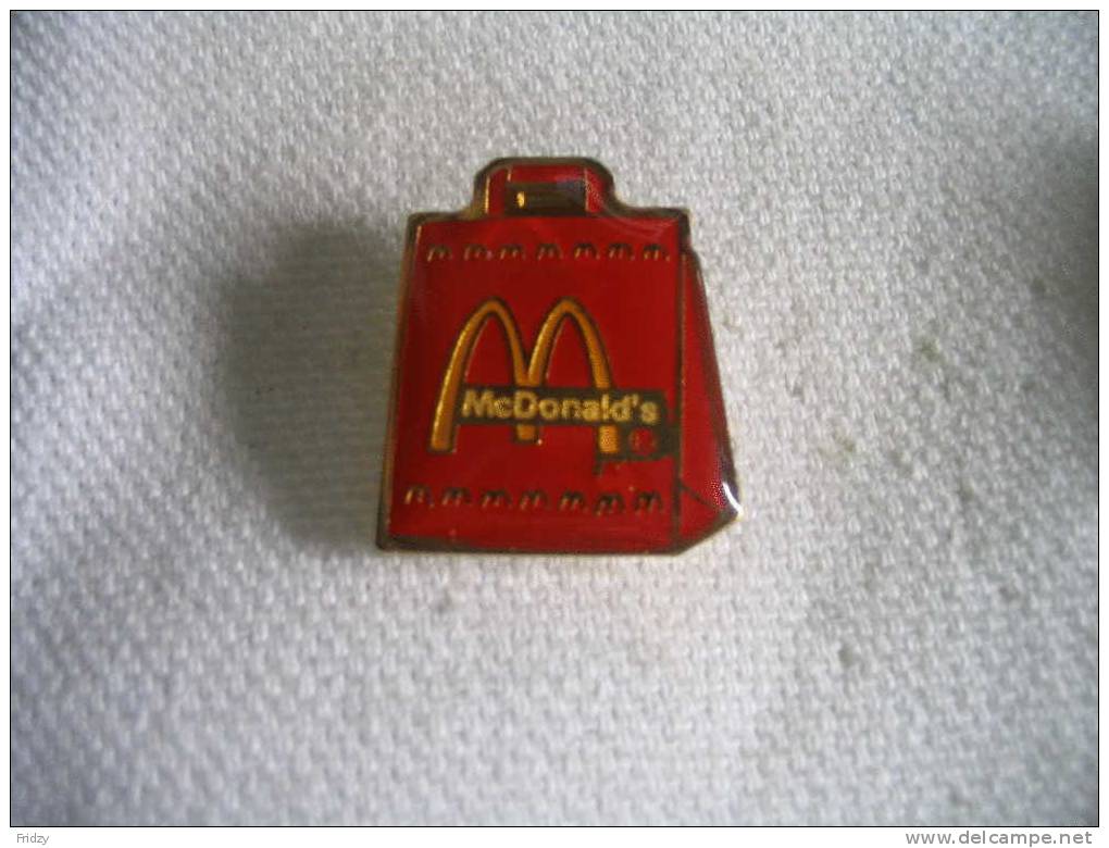 Pin´s Mac DONALD´S  Sachet Rouge - McDonald's