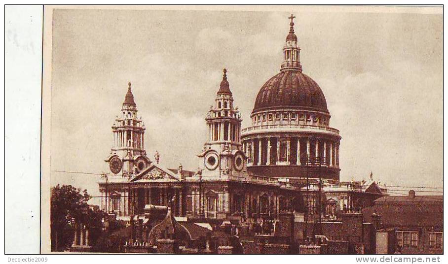 Z7073 London St Paul Cathedral Dome Towers Not Used Perfect Shape - St. Paul's Cathedral