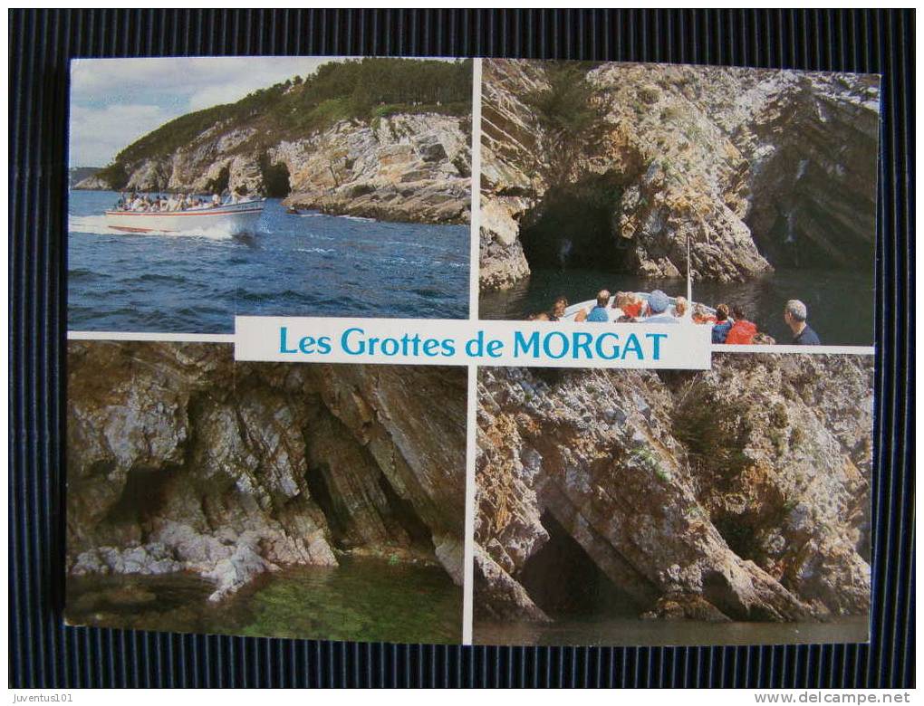 CPSM 29 La Presqu'ile De Crozon-Les Grottes De Morgat - Crozon