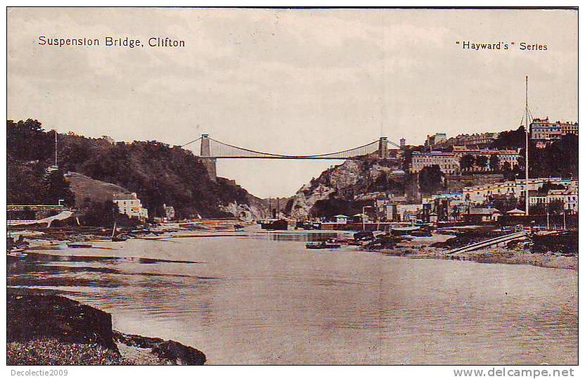 Z7112 England Suspension Bridge Clifton Not Used Perfect Shape - Bristol