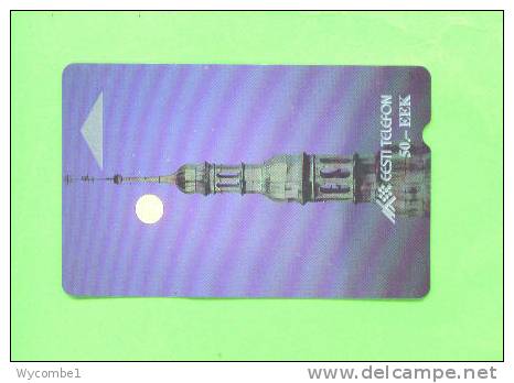 ESTONIA - Magnetic Phonecard/Holy Spirit Church - Estland