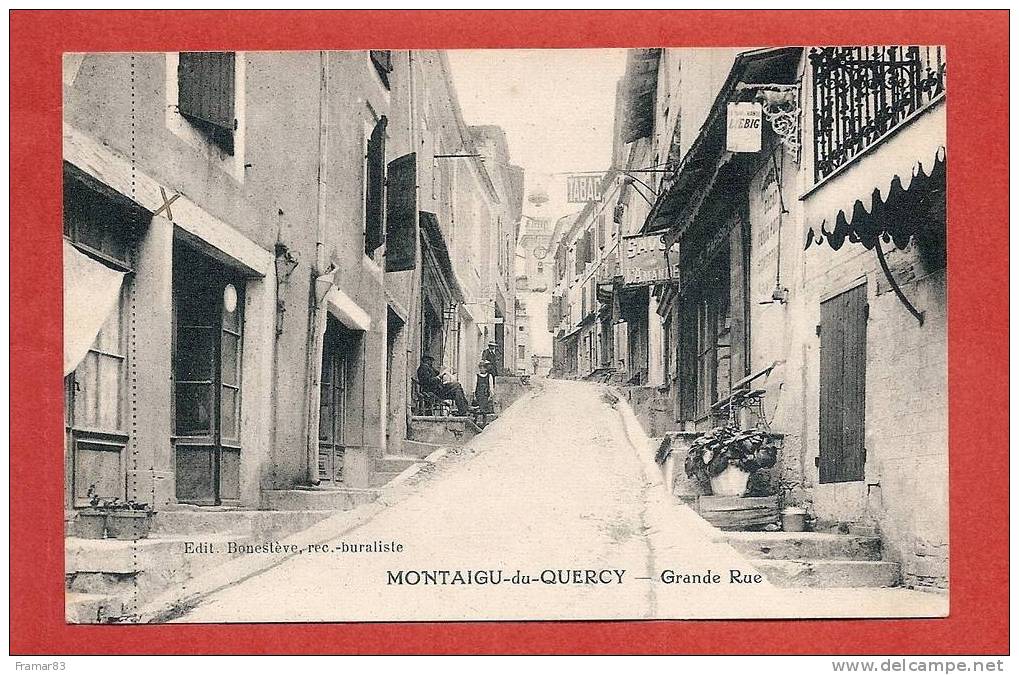 MONTAIGU Du QUERCY - Grande Rue - Montaigu De Quercy