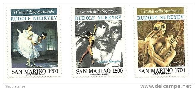 1989 - 1265/67 R. Nureyev   ++++++ - Nuovi