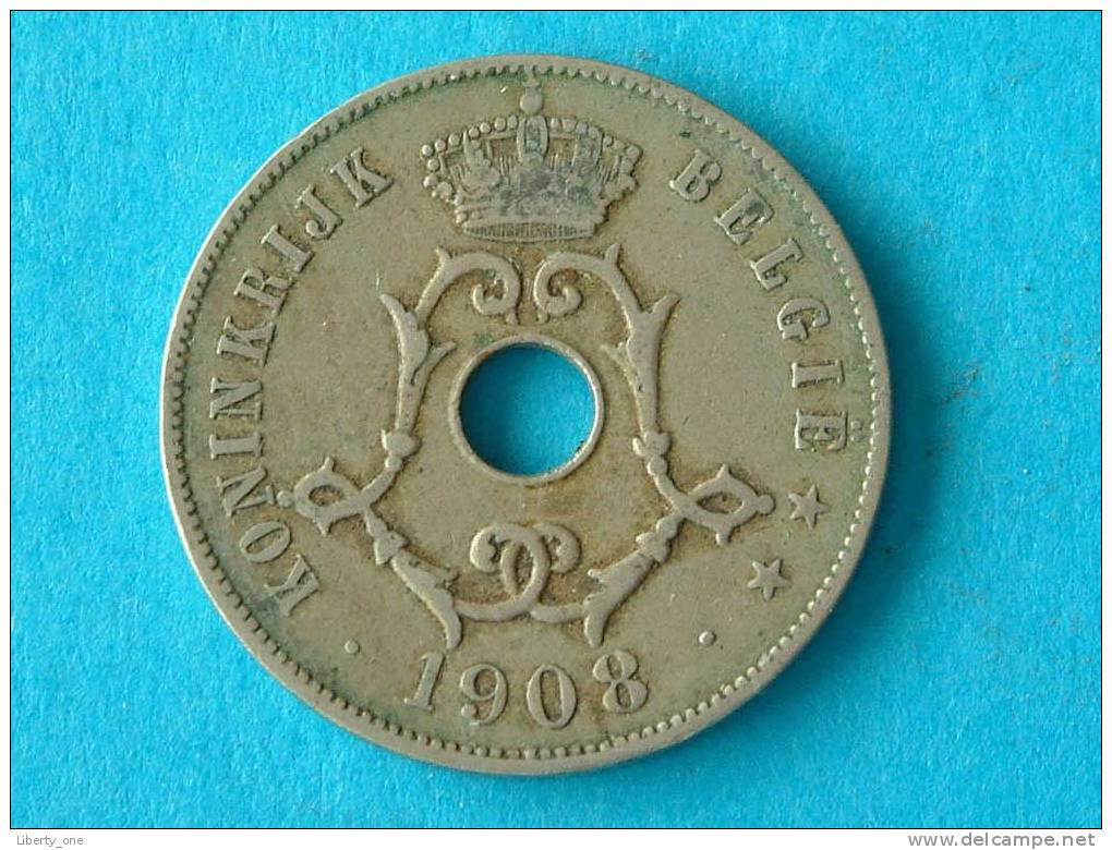 1908 VL - 25 CENT ( Morin 255 / Details Zie Foto ) ! - 25 Cent