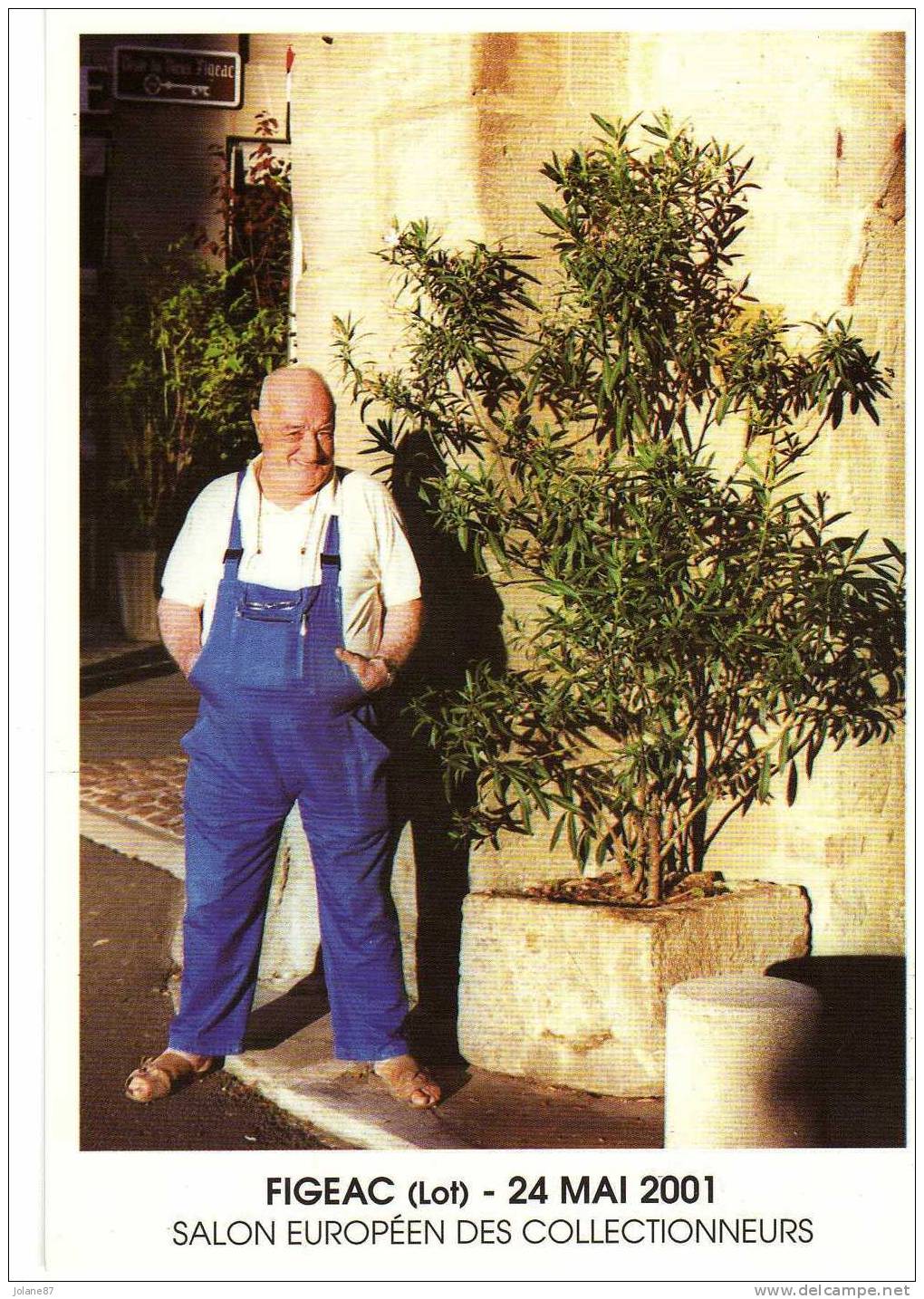 CPM     46    FIGEAC       SALON COLLECTIONNEUR 2001      JACQUES GLEYE ANCIEN BRASSEUR  HISTORIEN LOCAL - Collector Fairs & Bourses