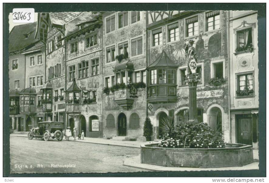 STEIN AM RHEIN - RATHAUSPLATZ -  AUTO -  TB - Stein Am Rhein