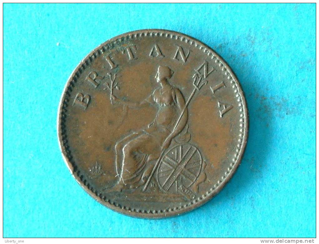 1806 - FARTHING / KM 661 ( Details Zie Foto ) ! - A. 1 Farthing