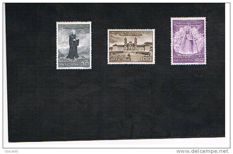 VATICANO - UNIF.298.300  -  1961 1100^ ANNIV. MORTE SAN MEINRADO        - NUOVI (MINT)** - Unused Stamps