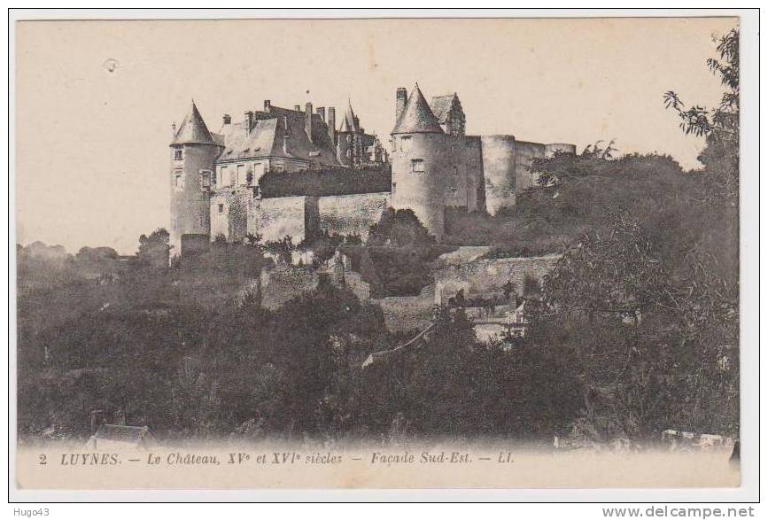 LUYNES - Chateau De Couzieres (facade Sud Est) - Luynes