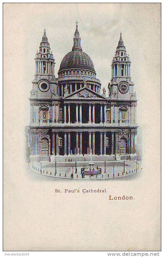 Z7164 England London St Paul Cathedral Cca 1900 Not Used Good Shape - St. Paul's Cathedral