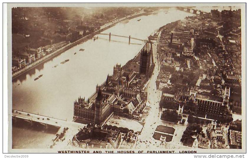 Z7168 England London Westminster And The Houses Of Parliament Not Used Good Shape - River Thames