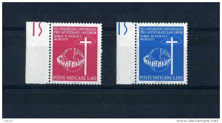 - VATICAN 1961/70 . TIMBRES DE 1967 - Nuevos