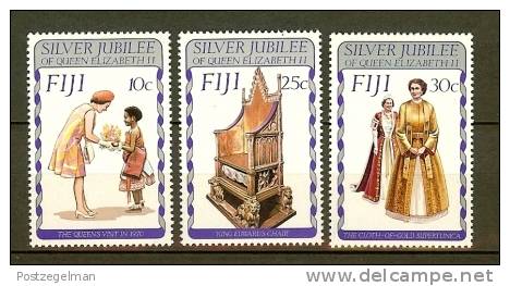 FIJI 1977 MNH Stamps QEII Silver Jubilee 358-360 - Royalties, Royals