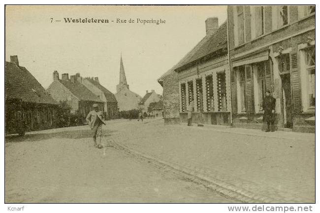 CP De WESTOLETEREN ( Westvleteren ) " Rue De Poperinghe " . - Vleteren